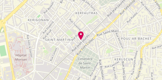 Plan de A.I.P Immobilier, 130 Rue Jean Jaurès, 29200 Brest