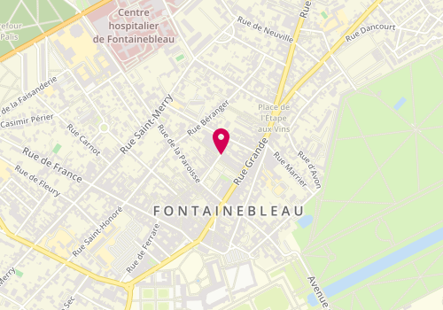 Plan de Cabinet Dubois Immobilier, 2 Rue des Pins, 77300 Fontainebleau