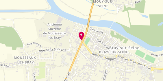 Plan de Agence du Montois, 110 Route de Sens, 77480 Bray-sur-Seine