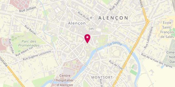 Plan de Logissia Siège social, 19 rue Maréchal de Lattre de Tassigny, 61000 Alençon