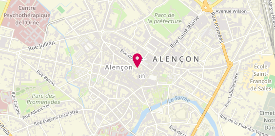 Plan de Citya Lemaitre, 14 Rue du Bercail, 61000 Alençon