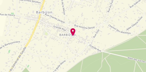 Plan de Agence l'Angelus de Barbizon, 33 Grande Rue, 77630 Barbizon