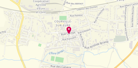 Plan de A la Petite Commission, 17 place des Fusillés la Résistance, 28190 Courville-sur-Eure