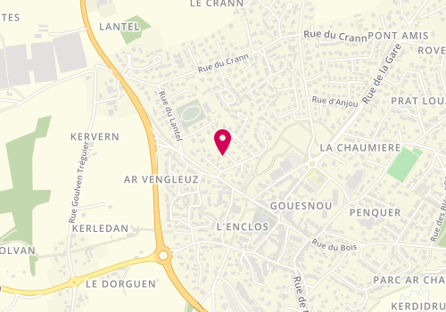 Plan de Cédric GOEURIOT - BSK Immobilier, 1 Bis Rue des Acacias, 29850 Gouesnou