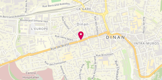 Plan de Stephane Plaza Immobilier, 12 Rue de Brest, 22100 Dinan