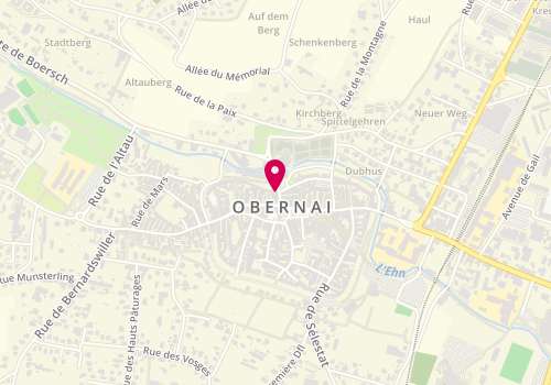 Plan de Christelle Clauss Immobilier OBERNAI, 5 Rue Chanoine Gyss, 67210 Obernai