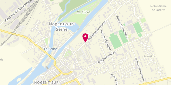 Plan de FEVRIER Didier, 47 Rue Anatole France, 10400 Nogent-sur-Seine