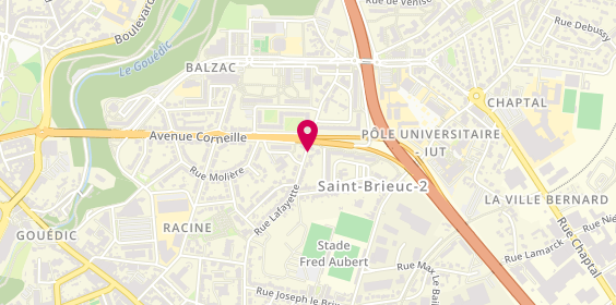Plan de GALL Philippe, 94 Rue la Fayette, 22000 Saint-Brieuc