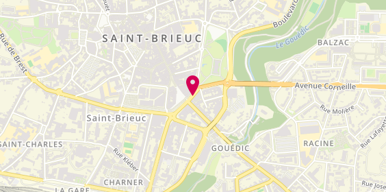 Plan de Laforêt Immobilier Saint-Brieuc, 2 Bis avenue de la Libération, 22000 Saint-Brieuc