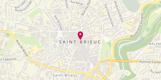 Plan de Maison Rouge, 4 place Glais Bizoin, 22000 Saint-Brieuc