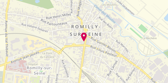 Plan de Romilly Immo, 26 Rue de la Boule d'Or, 10100 Romilly-sur-Seine