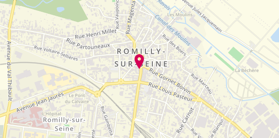 Plan de Agence de la Boule d'Or, Face à Optique Meunier
14 Rue de la Boule d'Or, 10100 Romilly-sur-Seine