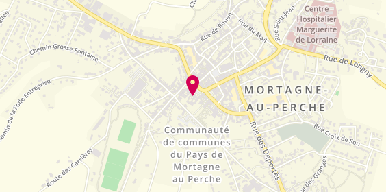 Plan de My Home Immobilier, 15 place de la République, 61400 Mortagne-au-Perche