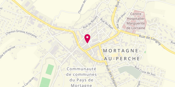 Plan de Square Habitat Credit Agricole, 7 Place Notre Dame, 61400 Mortagne-au-Perche