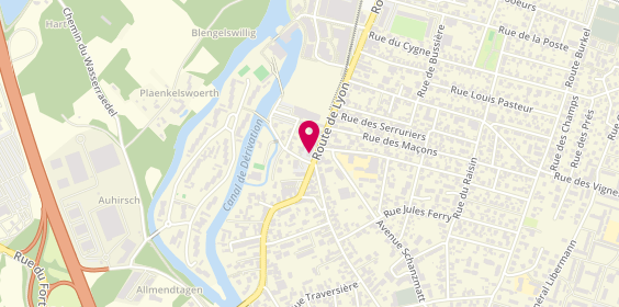 Plan de MBCV Immobilier, 170 Route de Lyon, 67400 Illkirch-Graffenstaden