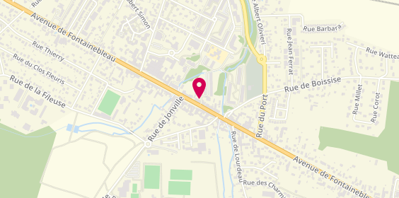 Plan de Immobiliere Saint Roch, 20 avenue de Fontainebleau, 77310 Saint-Fargeau-Ponthierry