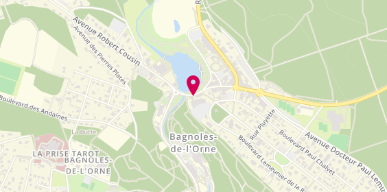 Plan de Agence Bagnoles Immobilier, 53 Rue des Casinos, 61140 Bagnoles-de-l'Orne-Normandie