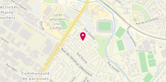 Plan de DIEBOLT Frédéric - Agent Commercial en Immobilier, 10 Rue de la Flachenbourg, 67100 Strasbourg