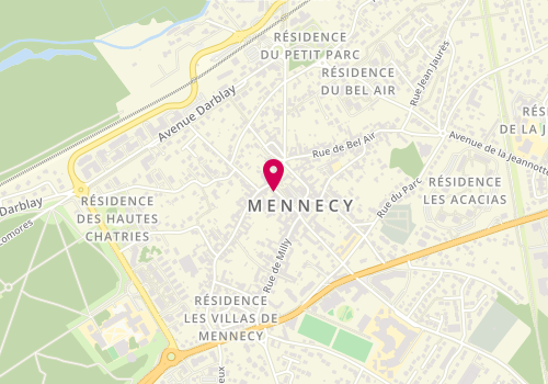 Plan de UDI Mennecy, 19 Rue de la Croix Boissée, 91540 Mennecy