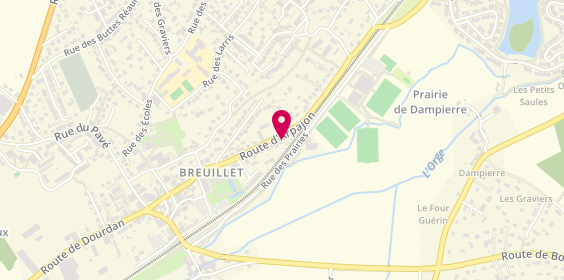 Plan de Agence Guy Hoquet, 18 Route d'Arpajon, 91650 Breuillet