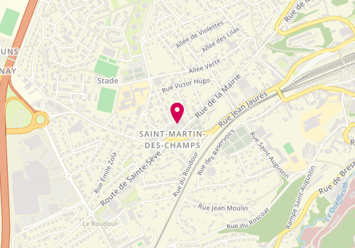 Plan de Human Immobilier, Résidence Ilot Curie place de la Barrière de Brest, 29600 Saint-Martin-des-Champs