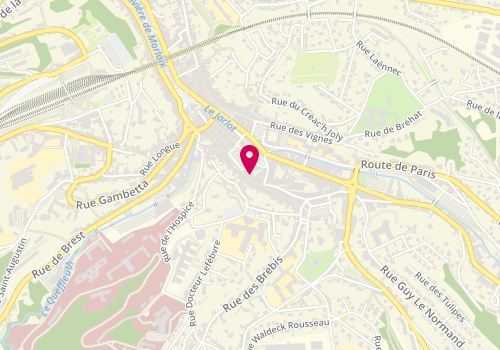 Plan de Montroulez Immobilier, 22 place Allende, 29600 Morlaix