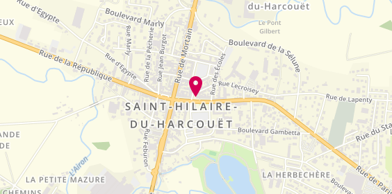 Plan de Heudes-Laine Immobilier - Saint-Hilaire-Du-Harcouet, 25 avenue du Marechal Leclerc, 50600 Saint-Hilaire-du-Harcouët