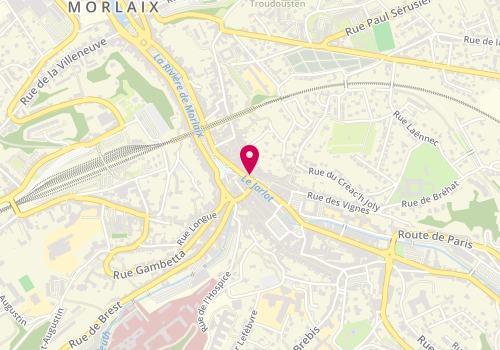 Plan de Human Immobilier, 6 Rue d'Aiguillon, 29600 Morlaix