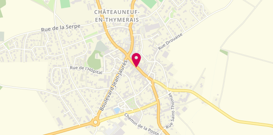 Plan de Simon Immobilier, 30 Rue Jean Moulin, 28170 Châteauneuf-en-Thymerais