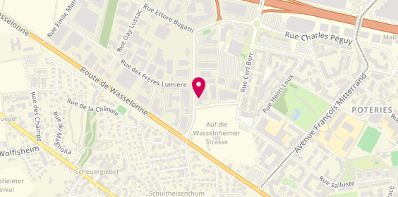 Plan de Amc Immo, 4 Rue Jean Monnet, 67201 Eckbolsheim