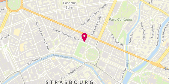 Plan de LGM Expert Immobilier, 47 Rue du Maréchal-Foch, 67000 Strasbourg