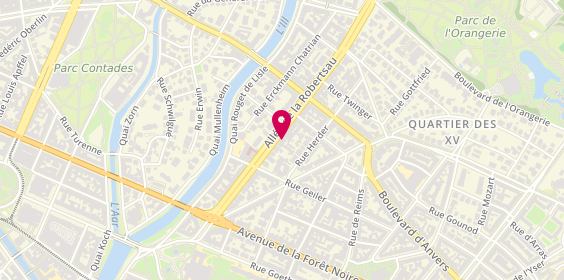 Plan de Cosy Rent - Agence de Conciergerie et Location, 30 Allée de la Robertsau, 67000 Strasbourg