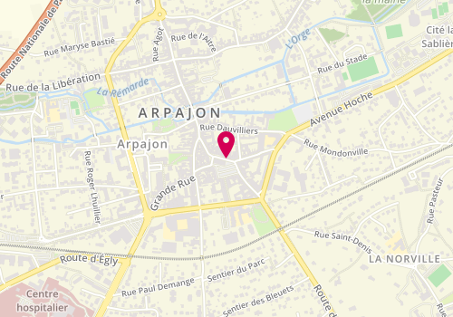 Plan de Orpi Agences No1, 21 place du Marché, 91290 Arpajon
