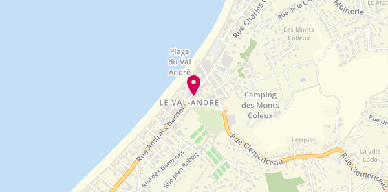 Plan de Agence Côte et Villas, 11 Rue Amiral Charner, 22370 Pléneuf-Val-André