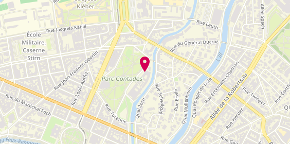 Plan de L'Agence Immobilière à Strasbourg, 9 Rue des Arquebusiers, 67000 Strasbourg