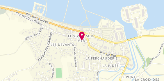 Plan de RAVON Catherine, 25 Place de l'Eglise, 35960 Le Vivier-sur-Mer