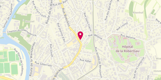 Plan de Immobiliere Bertrand, 92 Rue Boecklin, 67000 Strasbourg