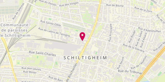 Plan de ORPI Agences No1, 3A Rue de Lattre de Tassigny, 67300 Schiltigheim