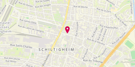 Plan de Agence des MALTERIES, 12 Rue des Pompiers, 67300 Schiltigheim