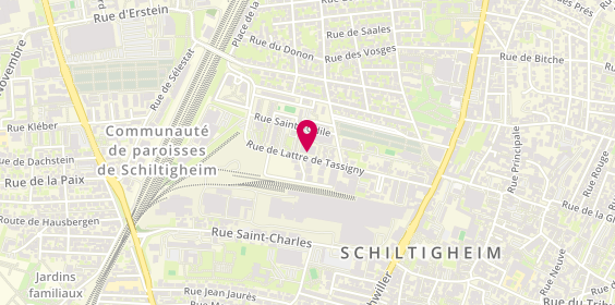 Plan de RE/MAX Adastra, 30 Rue de Lattre de Tassigny, 67300 Schiltigheim