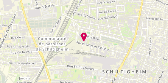 Plan de L'Ill verte, 34 Rue de Lattre de Tassigny, 67300 Schiltigheim