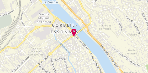 Plan de A.P.F Agence Parisienne et Francilienne, 1 Rue Saint-Spire, 91100 Corbeil-Essonnes