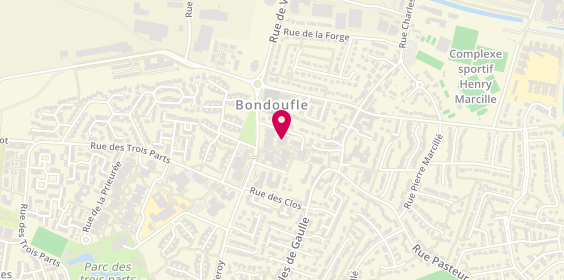 Plan de ECOUTIMMO, Agence immobilière Bondoufle, 6 Rue des Marronniers, 91070 Bondoufle
