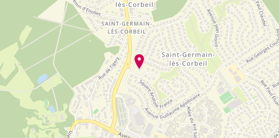 Plan de Agence Vallée Immobilier, 19 avenue Antoine de Saint-Exupéry, 91250 Saint-Germain-lès-Corbeil