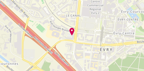 Plan de Efimmo, 303 square des Champs Elysées, 91080 Évry-Courcouronnes