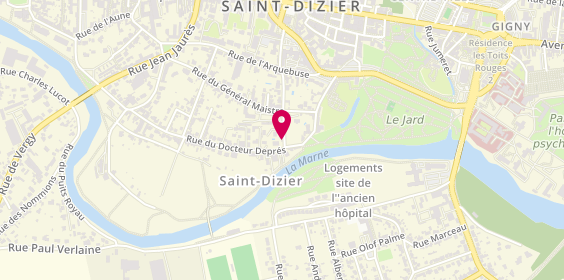 Plan de Socodex, 26 Rue de Vandeul, 52100 Saint-Dizier