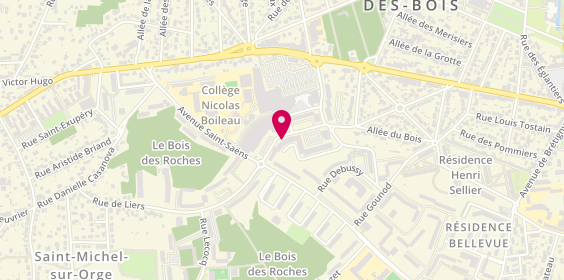Plan de Agence immobilière Nexity, 22 Rue Berlioz, 91240 Saint-Michel-sur-Orge