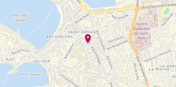 Plan de Blot Immobilier, 26 Rue Ville Pépin, 35400 Saint-Malo