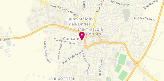 Plan de Cyliad Immobilier, 4 place du Marché au Cadran, 35350 Saint-Méloir-des-Ondes