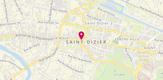 Plan de Agence Bragarde Immobiliere, 4 avenue de la République, 52100 Saint-Dizier